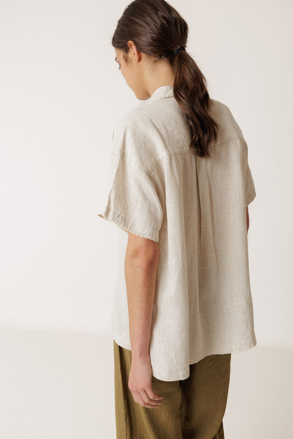 Chemise À Broderie Artisanale - Lin