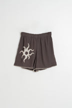 Short Élastiqué - Charbon