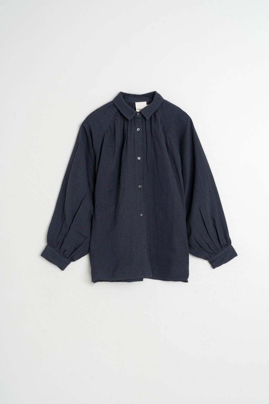 Chemise En Double Gaze - Bleu Marine