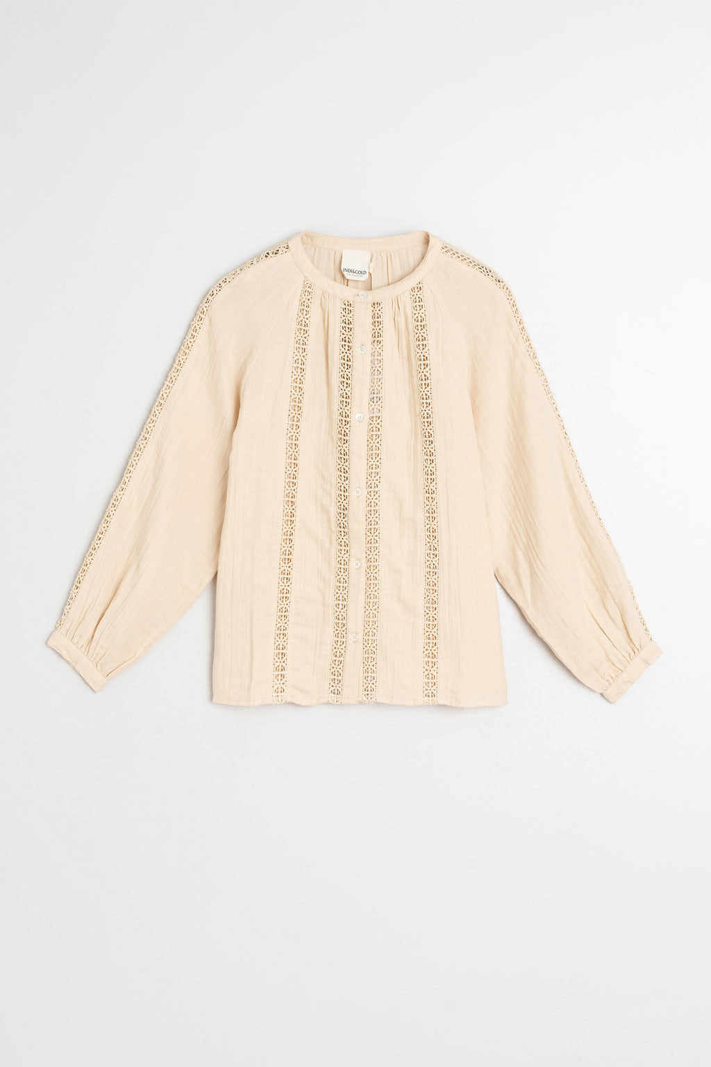 Chemise En Double Gaze Et Dentelle - Pétale