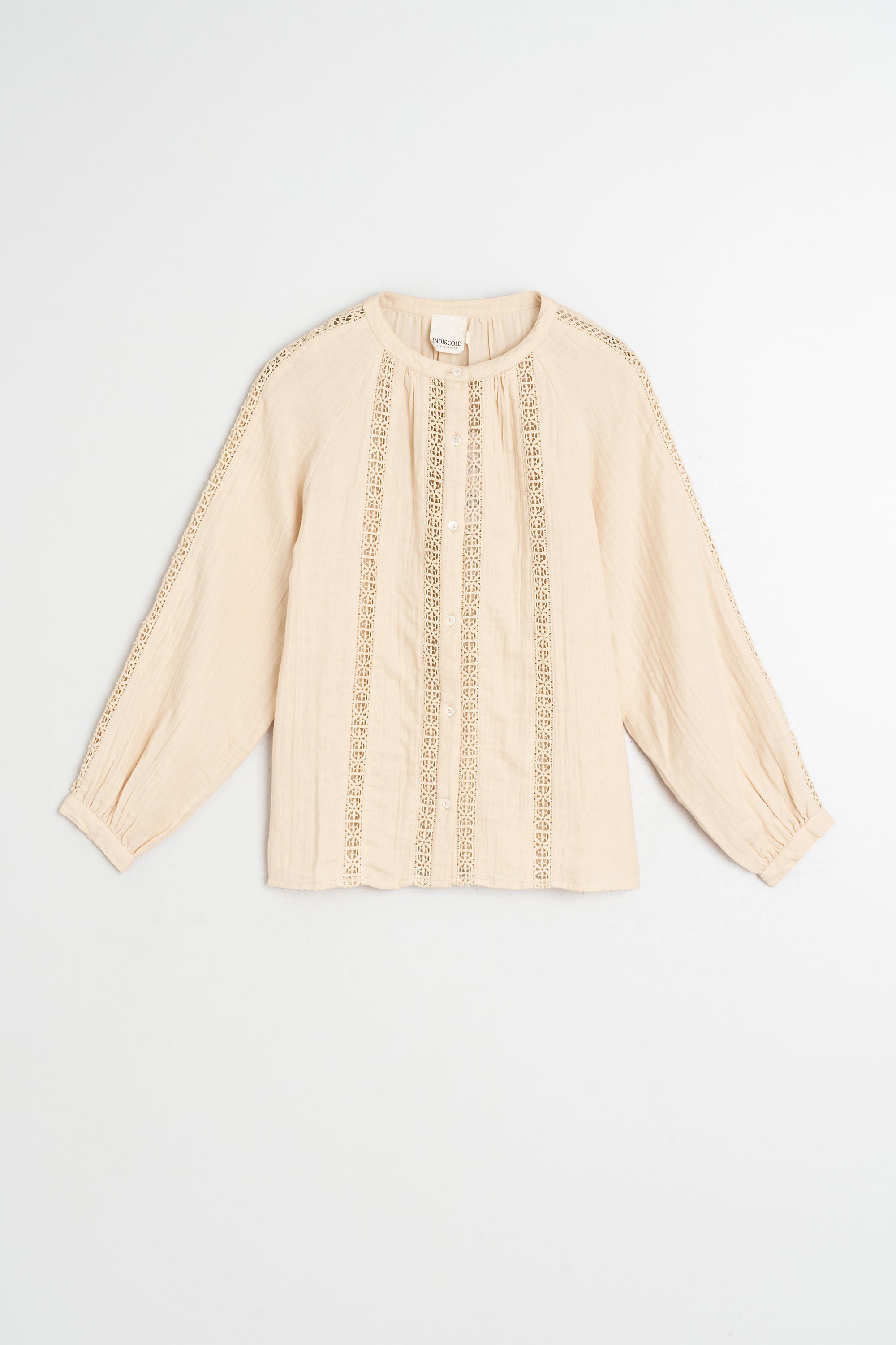Chemise En Double Gaze Et Dentelle - Pétale
