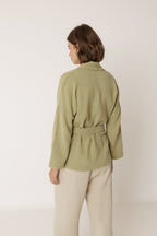 Kimono En Double Gaze - Aloès