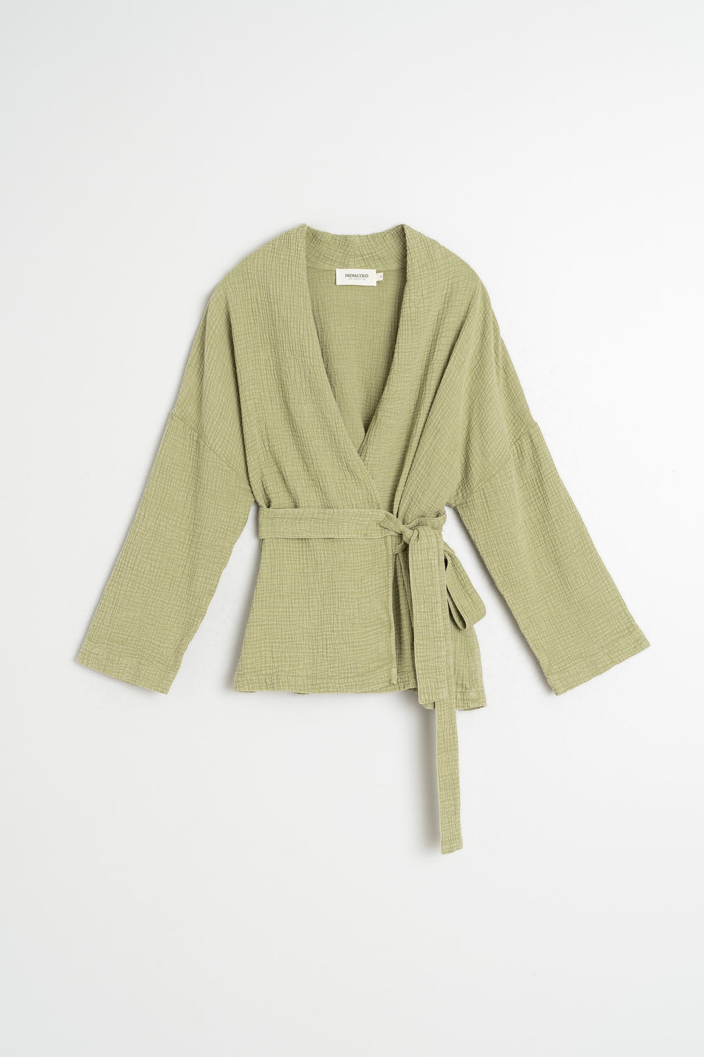 Kimono En Double Gaze - Aloès