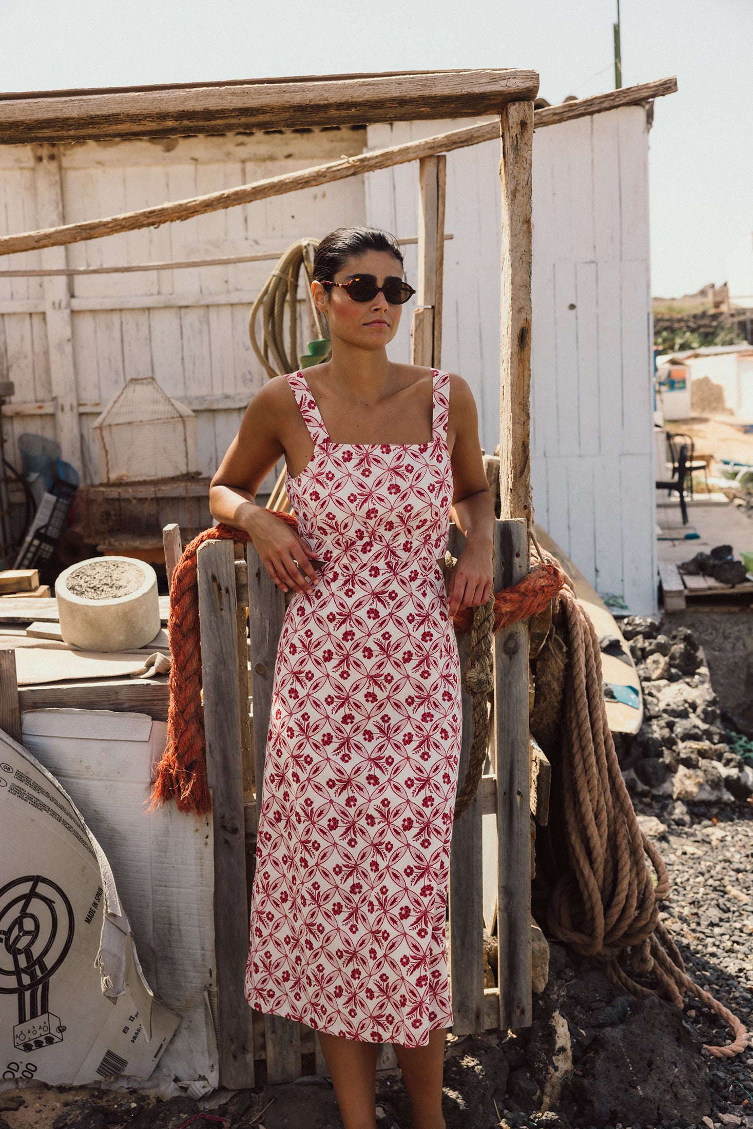 Robe Dos-Nu - Rouge