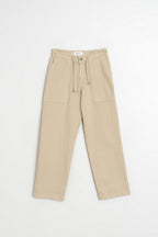 Pantalon Droit À Cordon - Sable