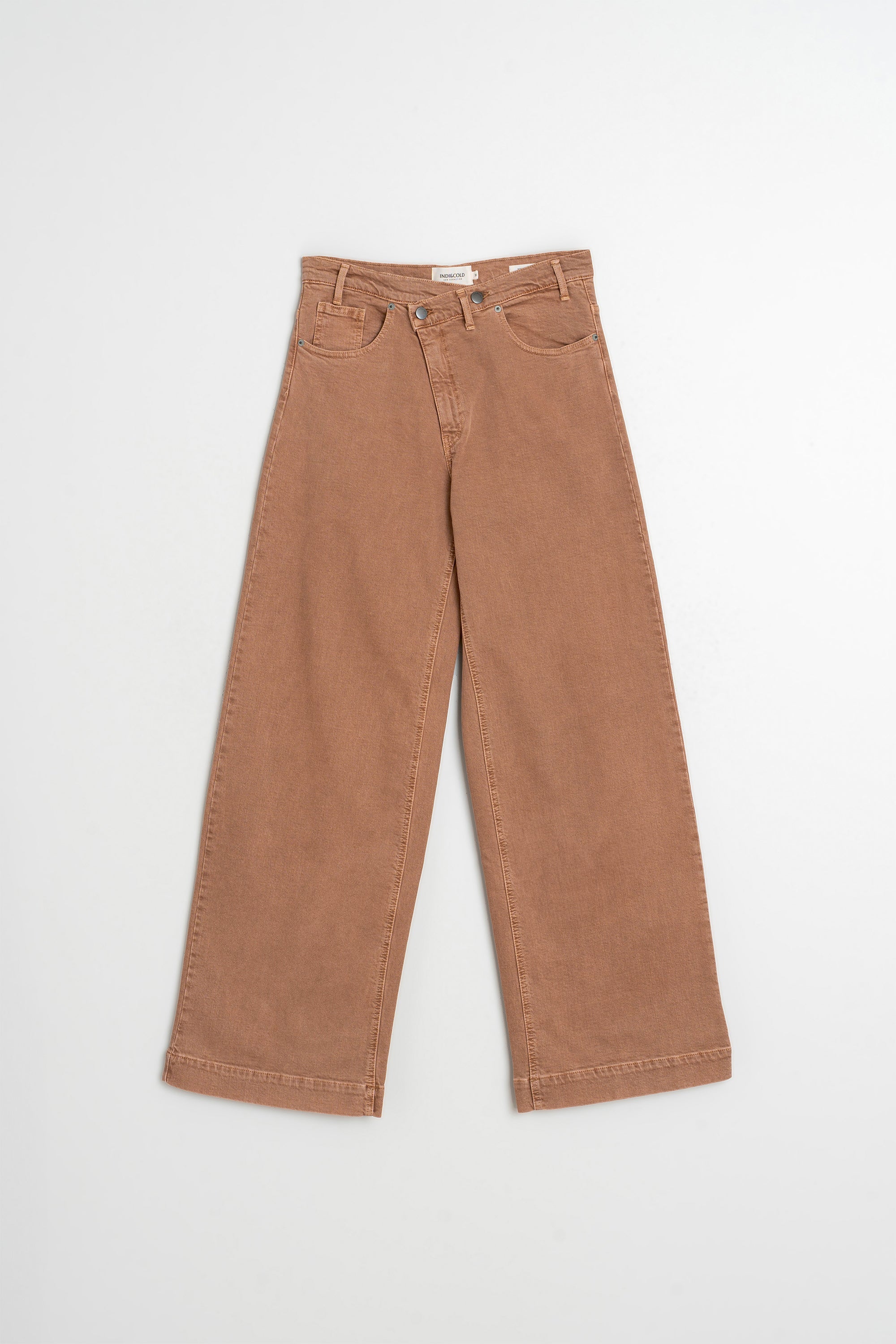 Pantalon À Ceinture Croisée - Rose