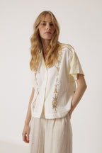 Chemise Style Guayabera - Sorbet