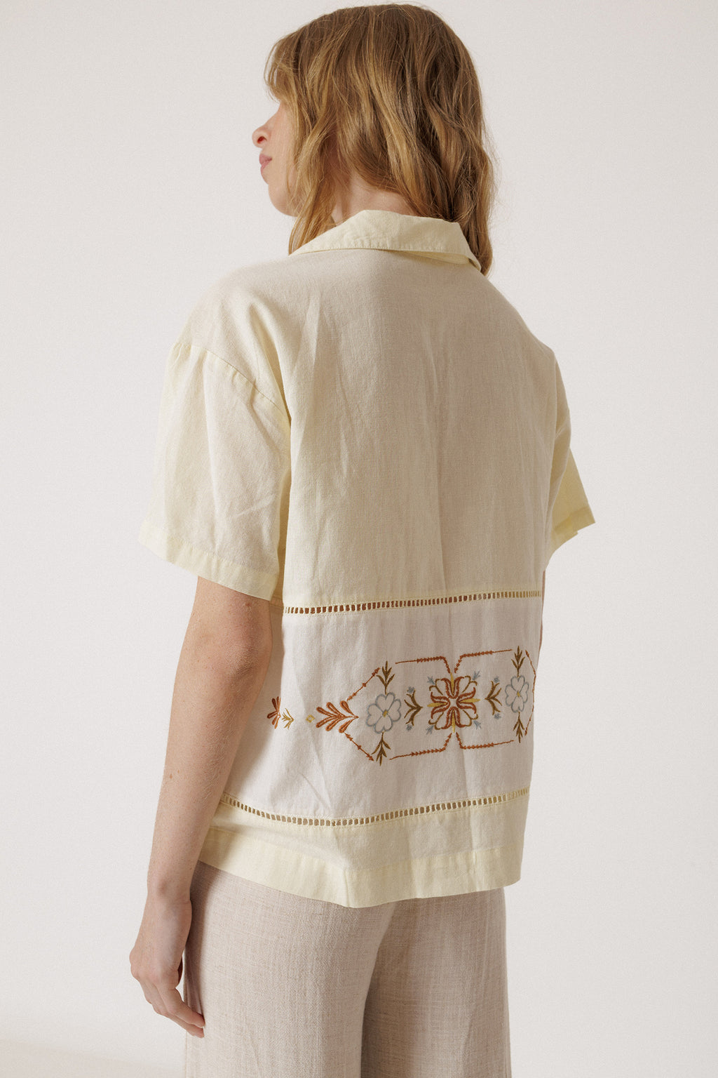 Chemise Style Guayabera - Sorbet