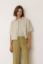 Chemise Courte En Lin - Pierre