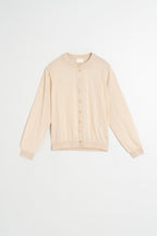 Veste En Maille Transparente - Beige