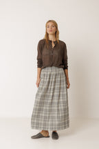 Veste En Maille Transparente - Chocolat