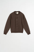 Veste En Maille Transparente - Chocolat