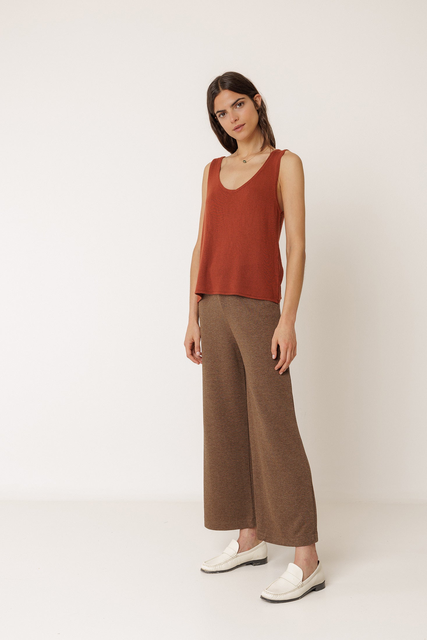 Pantalon Élastiqué James - Chocolat