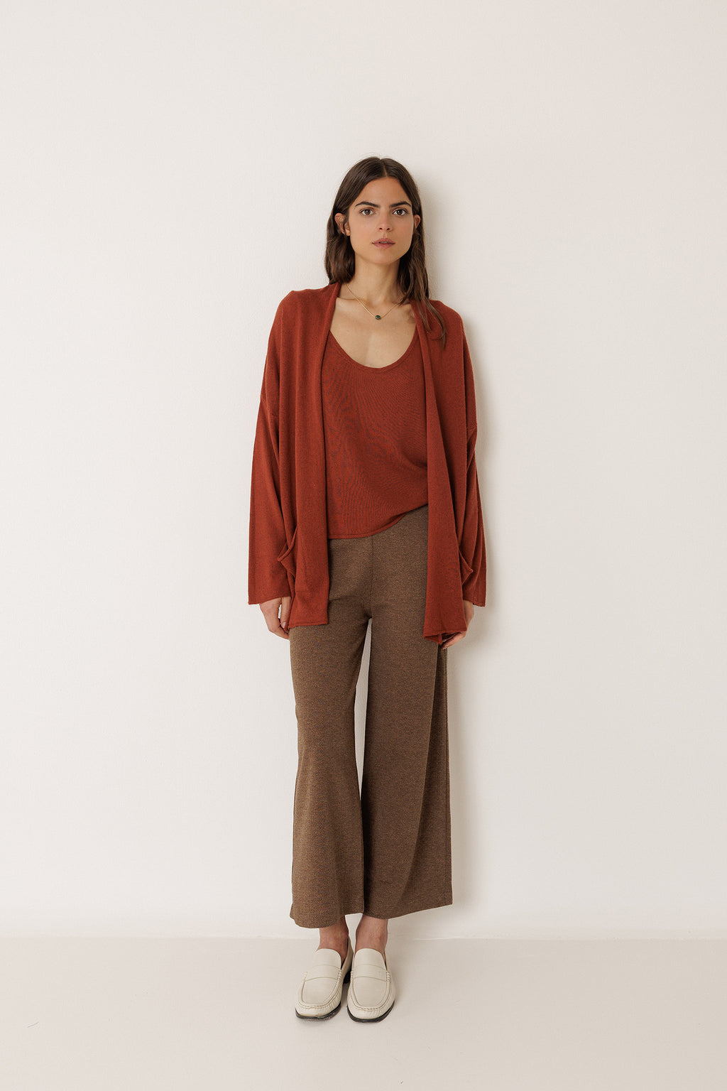 Pantalon Élastiqué James - Chocolat