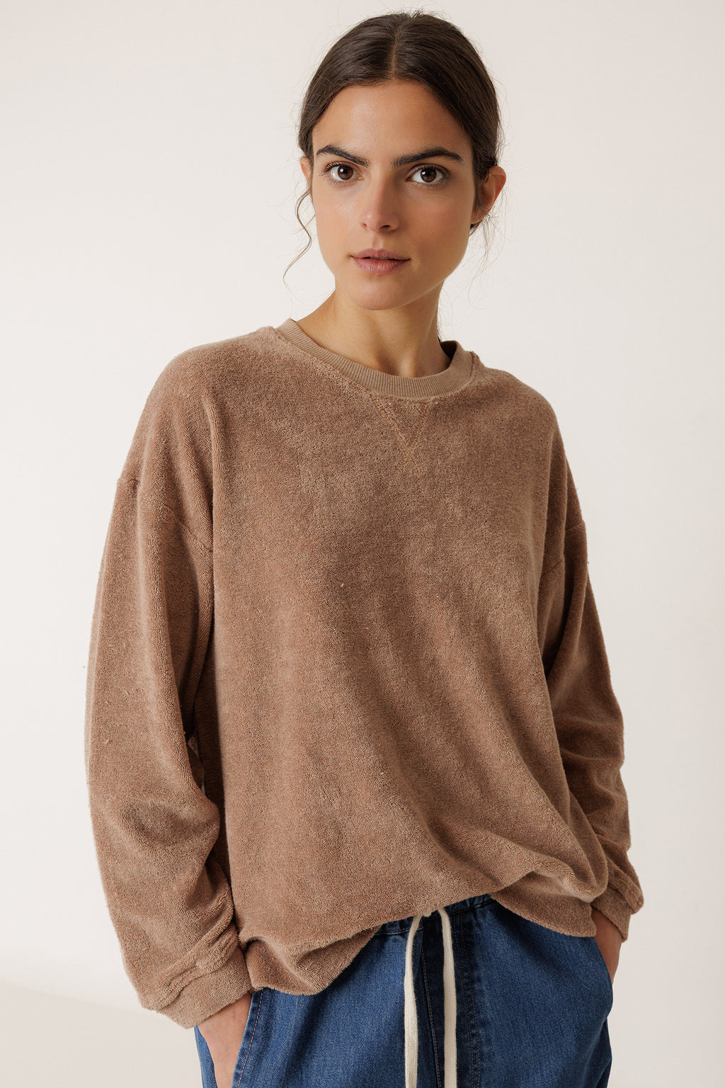 Sweat-Shirt En Éponge Lara - Rose