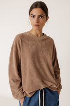 Sweat-Shirt En Éponge Lara - Rose