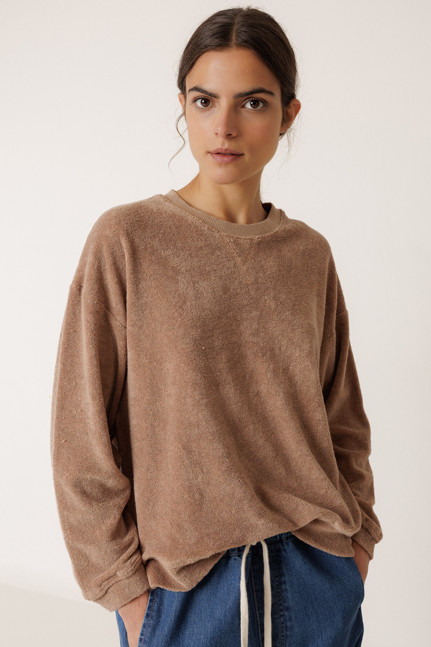 Sweat-Shirt En Éponge Lara - Rose