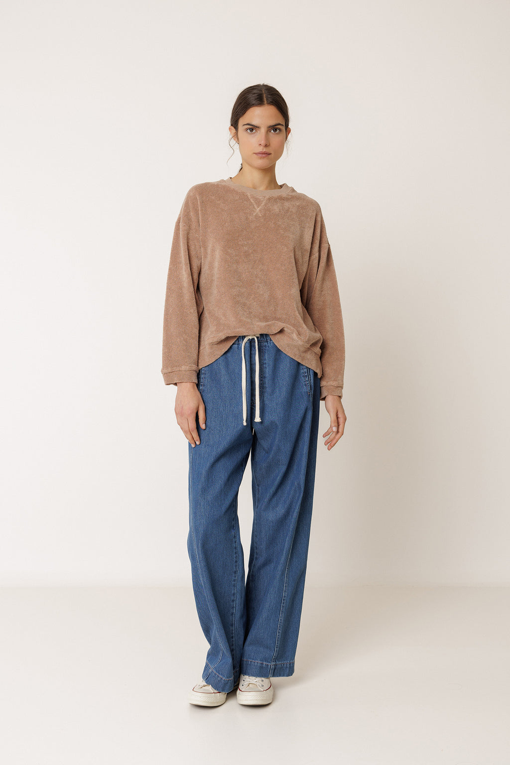 Sweat-Shirt En Éponge Lara - Rose