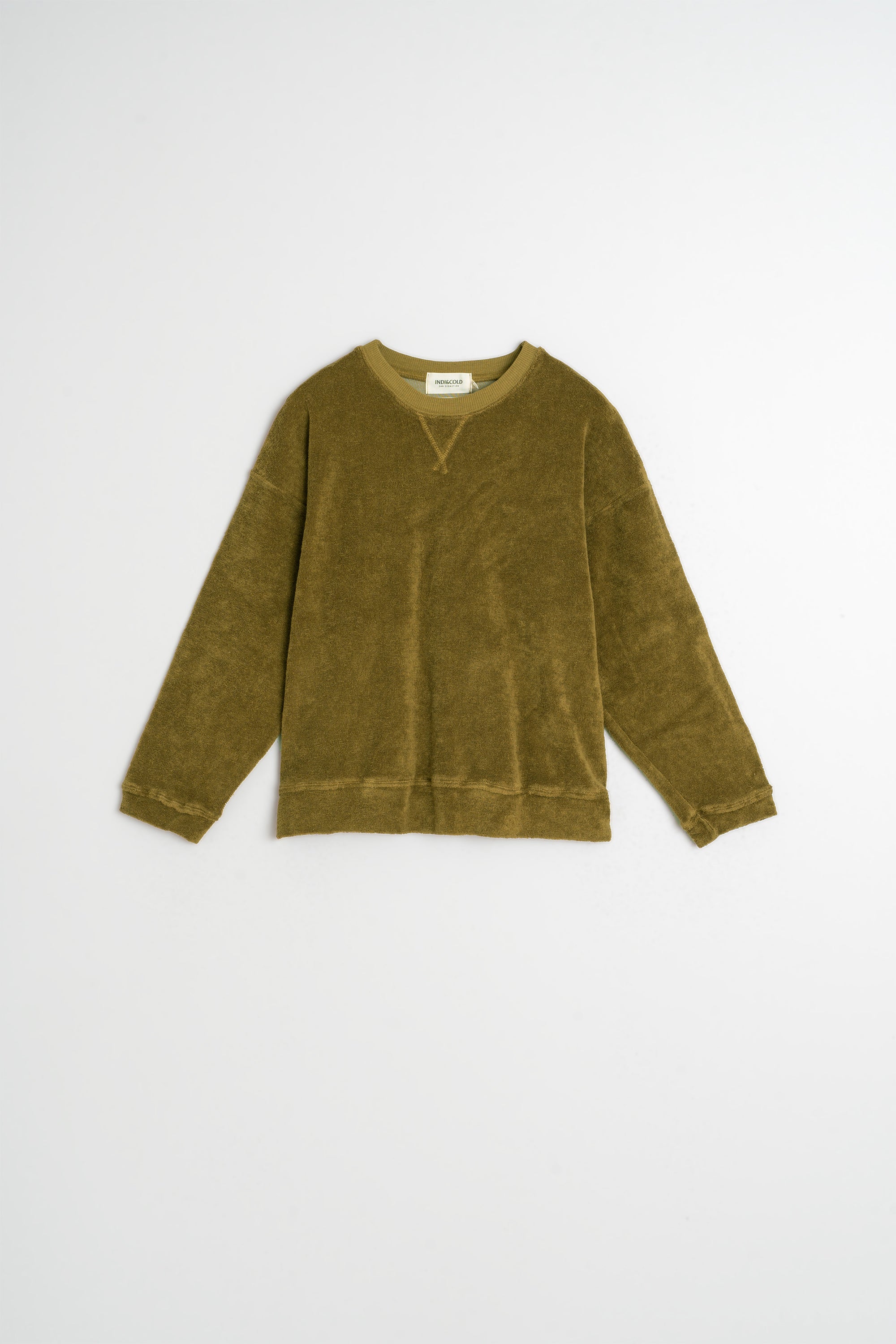 Sweat-Shirt En Éponge Lara - Kaki