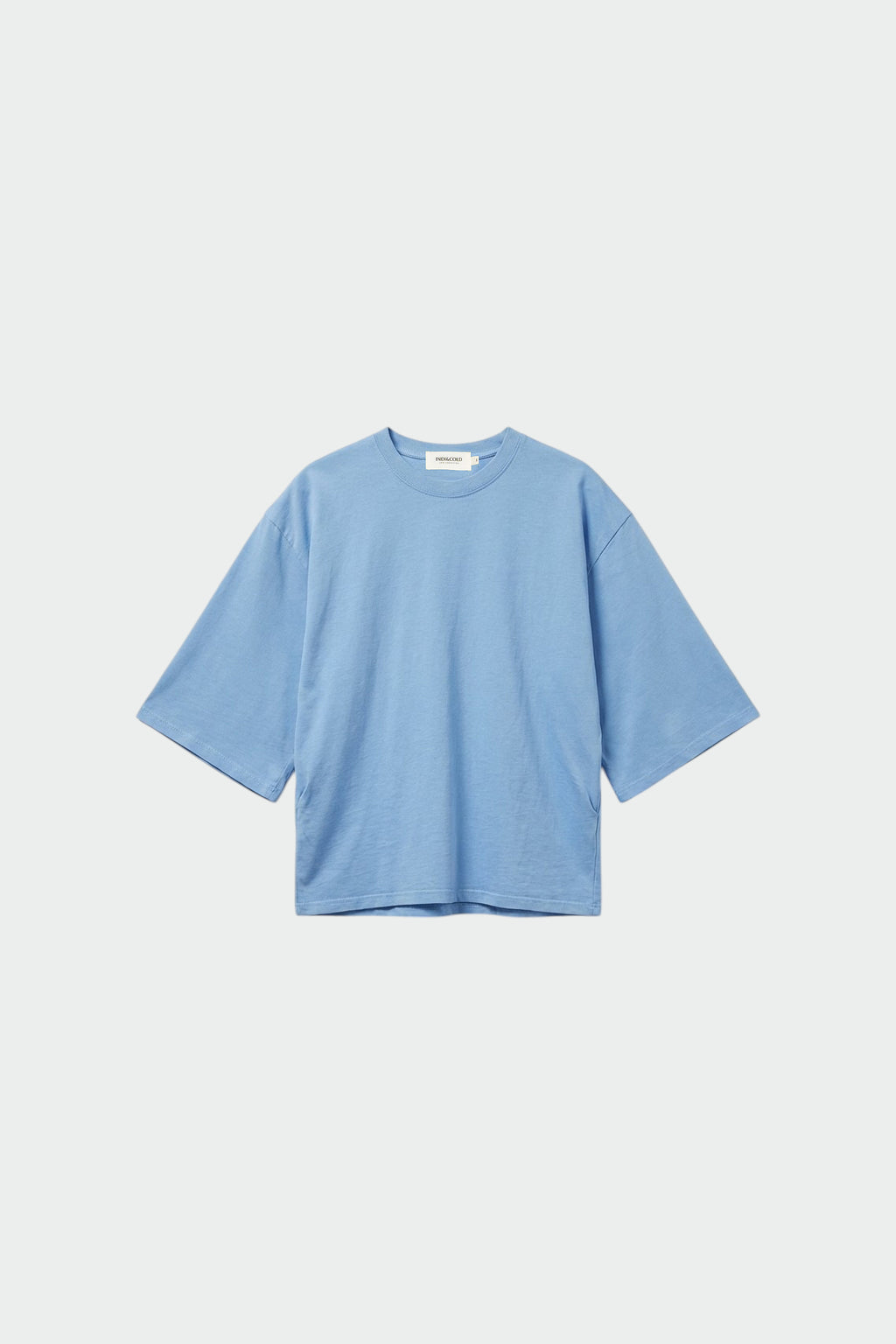 T-Shirt En Coton Biologique - Bleu