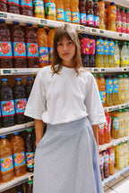 T-Shirt Oversize En Coton Biologique - Blanc