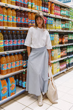 T-Shirt Oversize En Coton Biologique - Blanc