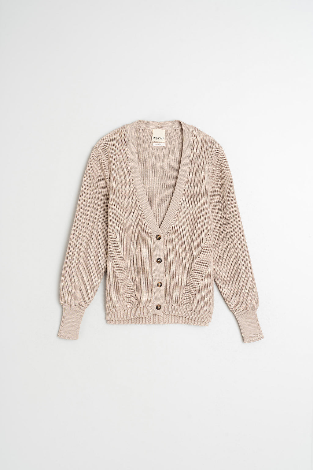 Veste En Demi-Côte Anglaise - Beige