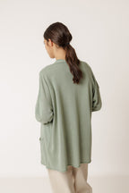 Veste Teinte En Pièce - Sauge