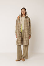 Imperméable Réversible À Carreaux - Beige