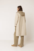 Imperméable Réversible À Carreaux - Beige