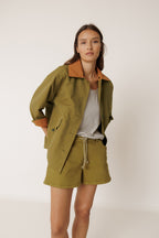Imperméable Court - Kaki