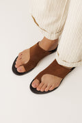 Sandales En Daim - Beige