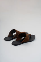 Sandales En Daim - Beige