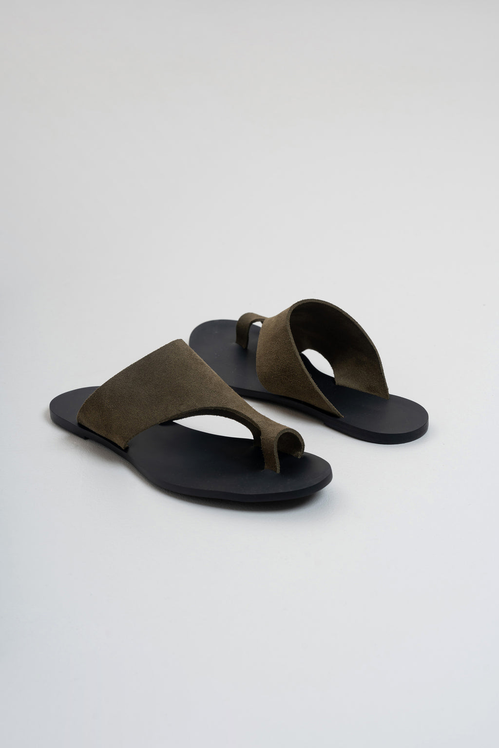 Sandales En Daim - Vert