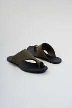 Sandales En Daim - Vert