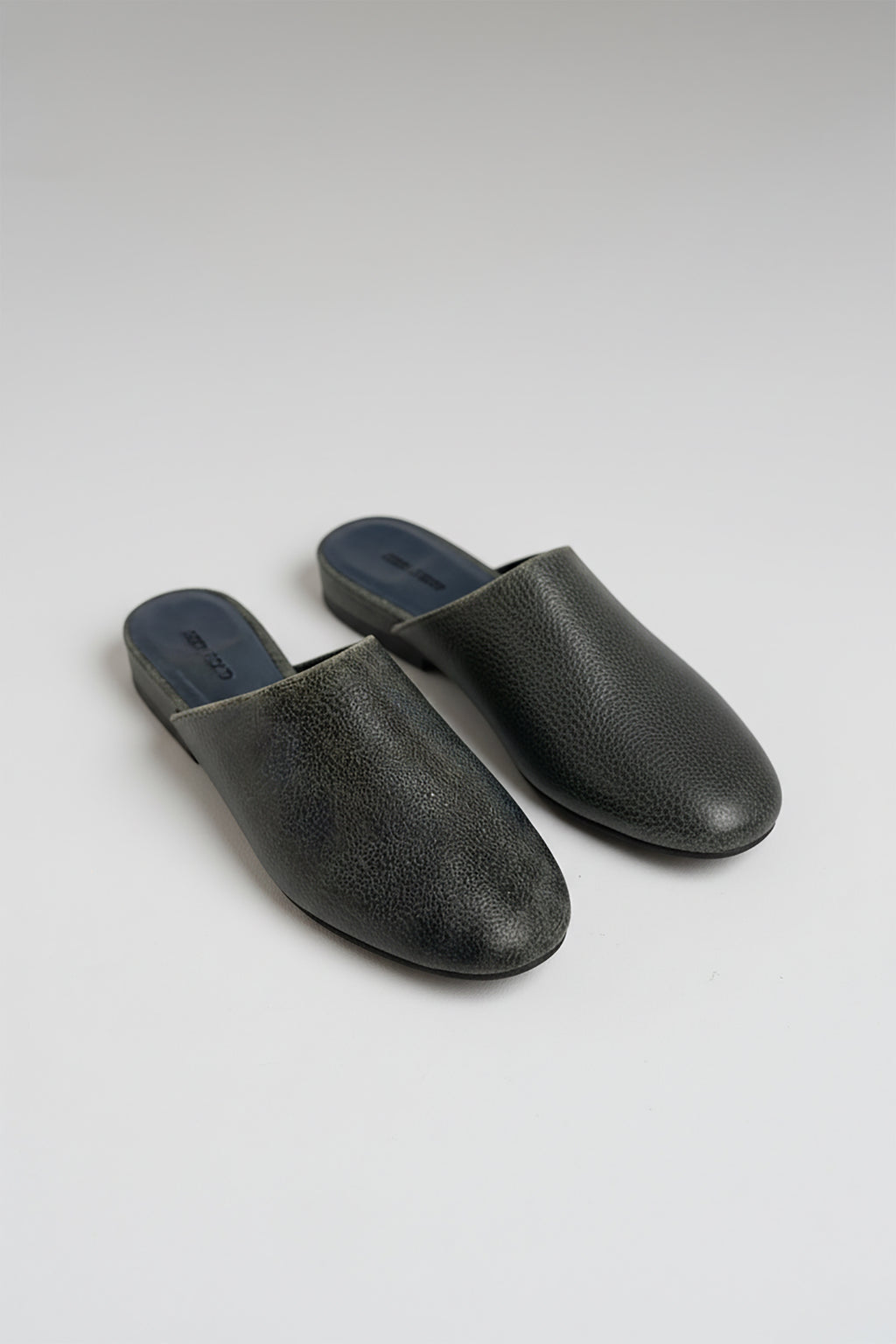 Mules En Cuir - Noir