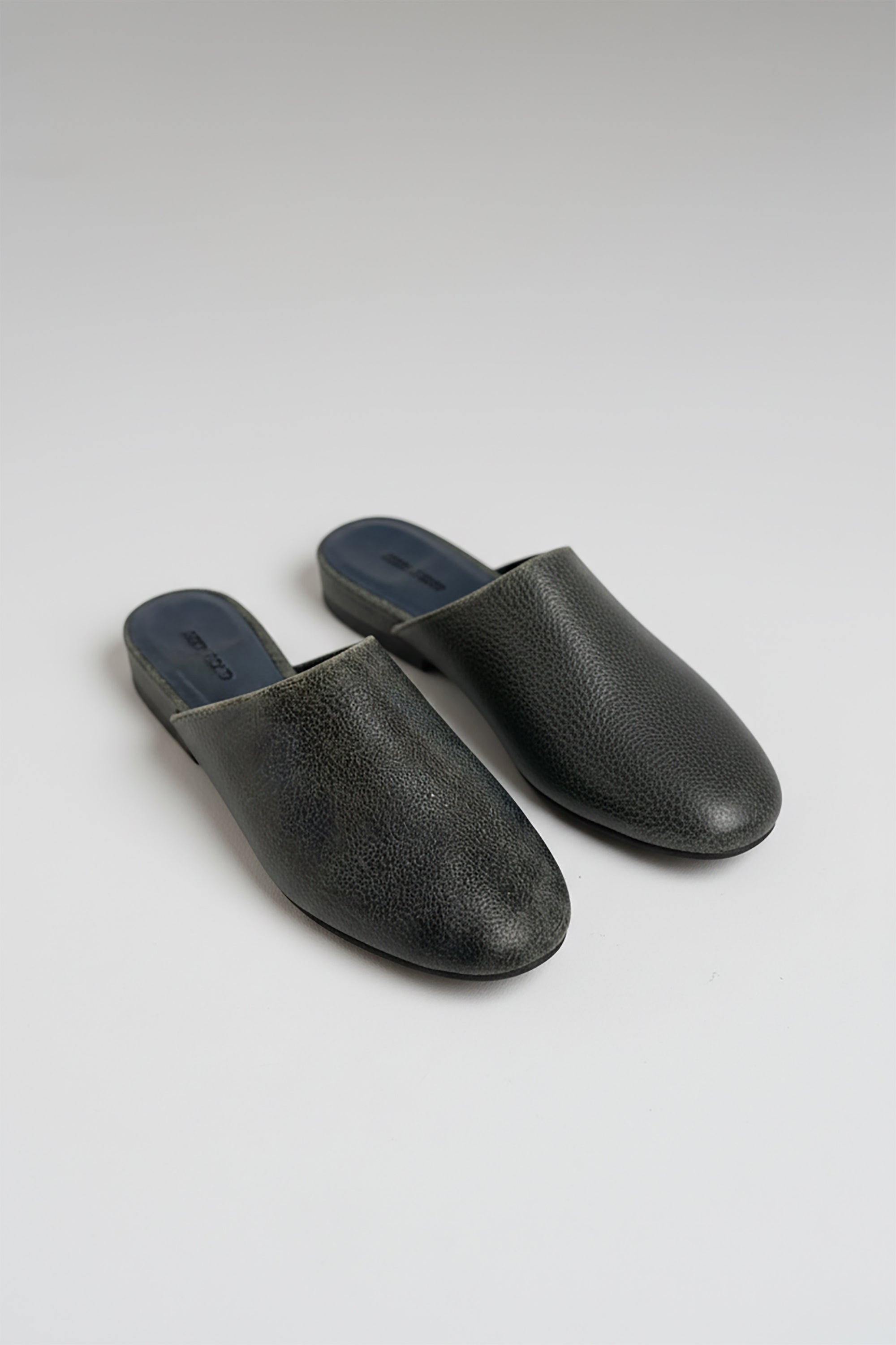 Mules En Cuir - Noir