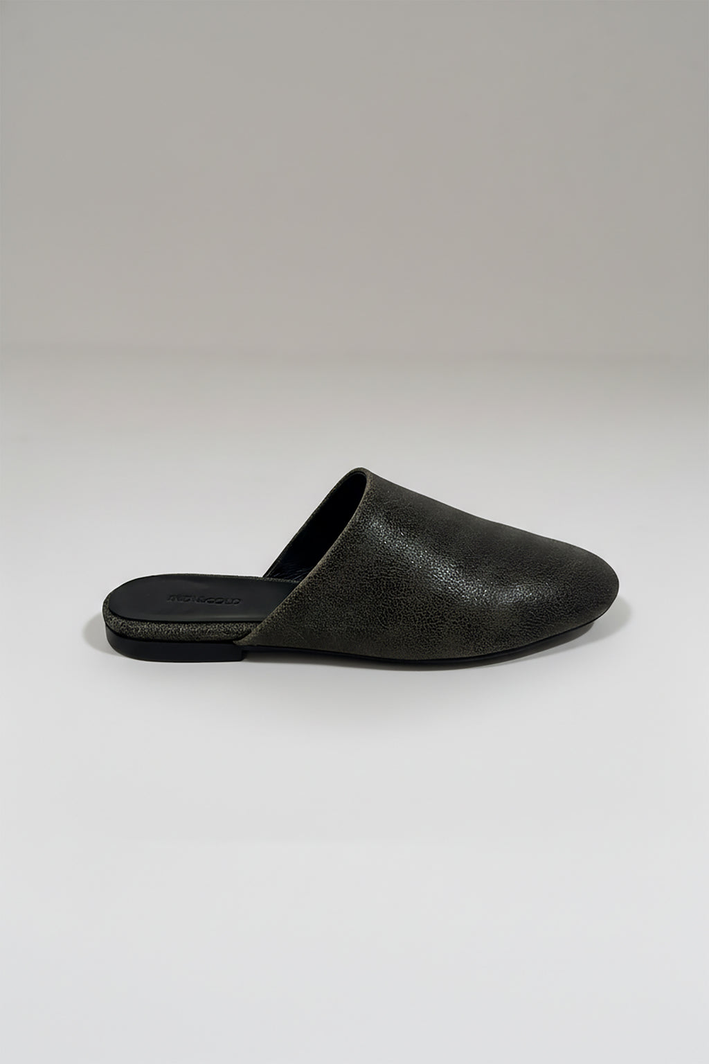 Mules En Cuir - Noir