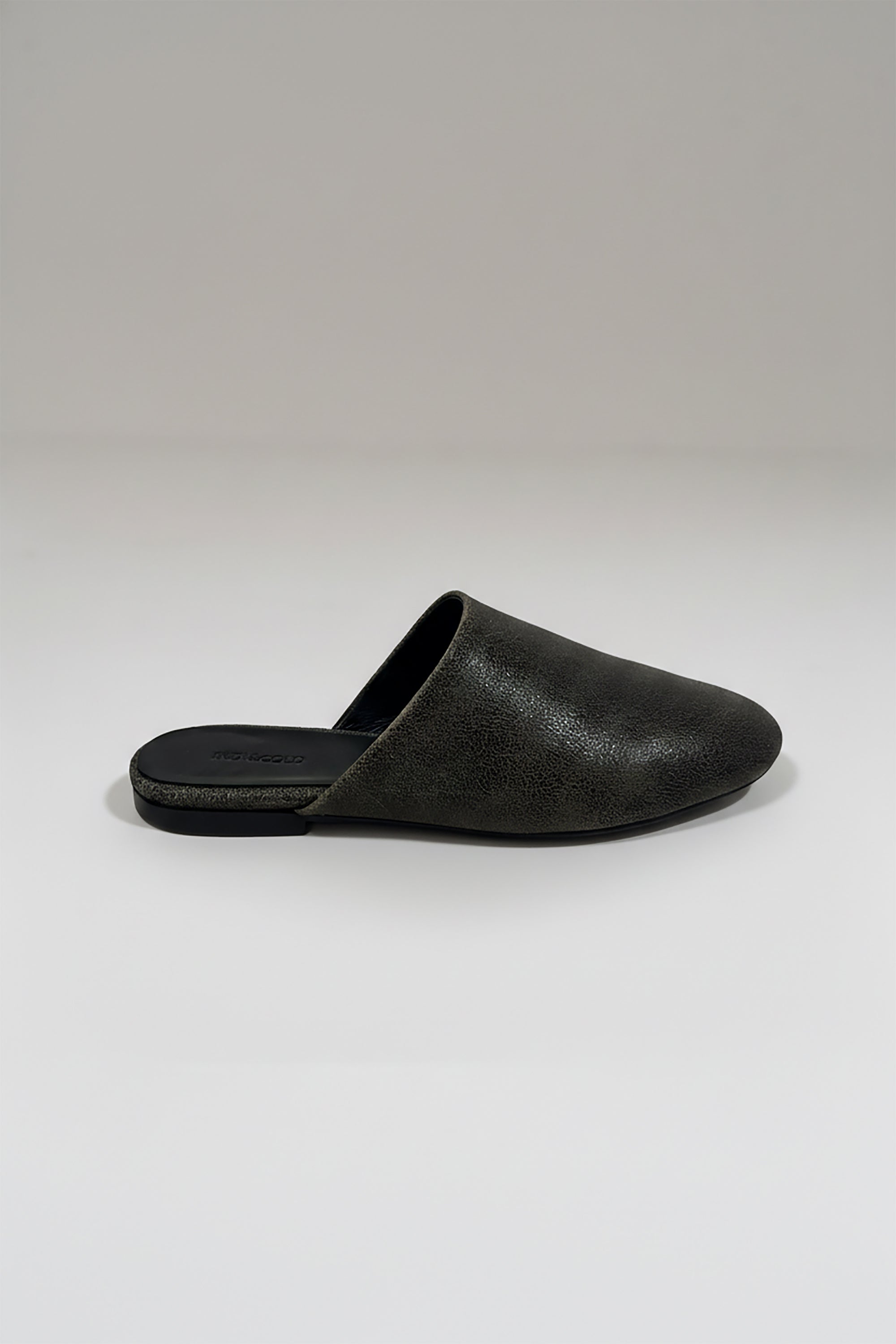 Mules En Cuir - Noir