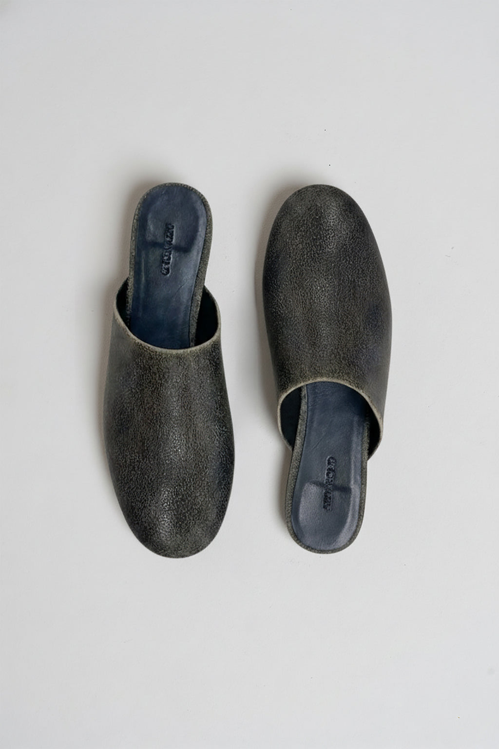 Mules En Cuir - Noir