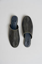 Mules En Cuir - Noir