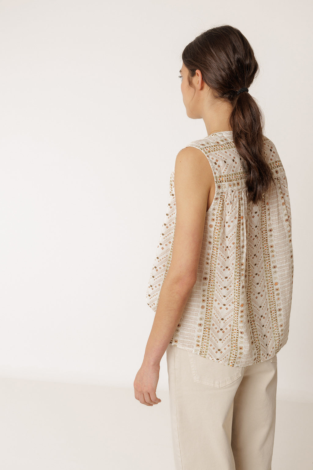 Chemise Oversize En Coton - Écru