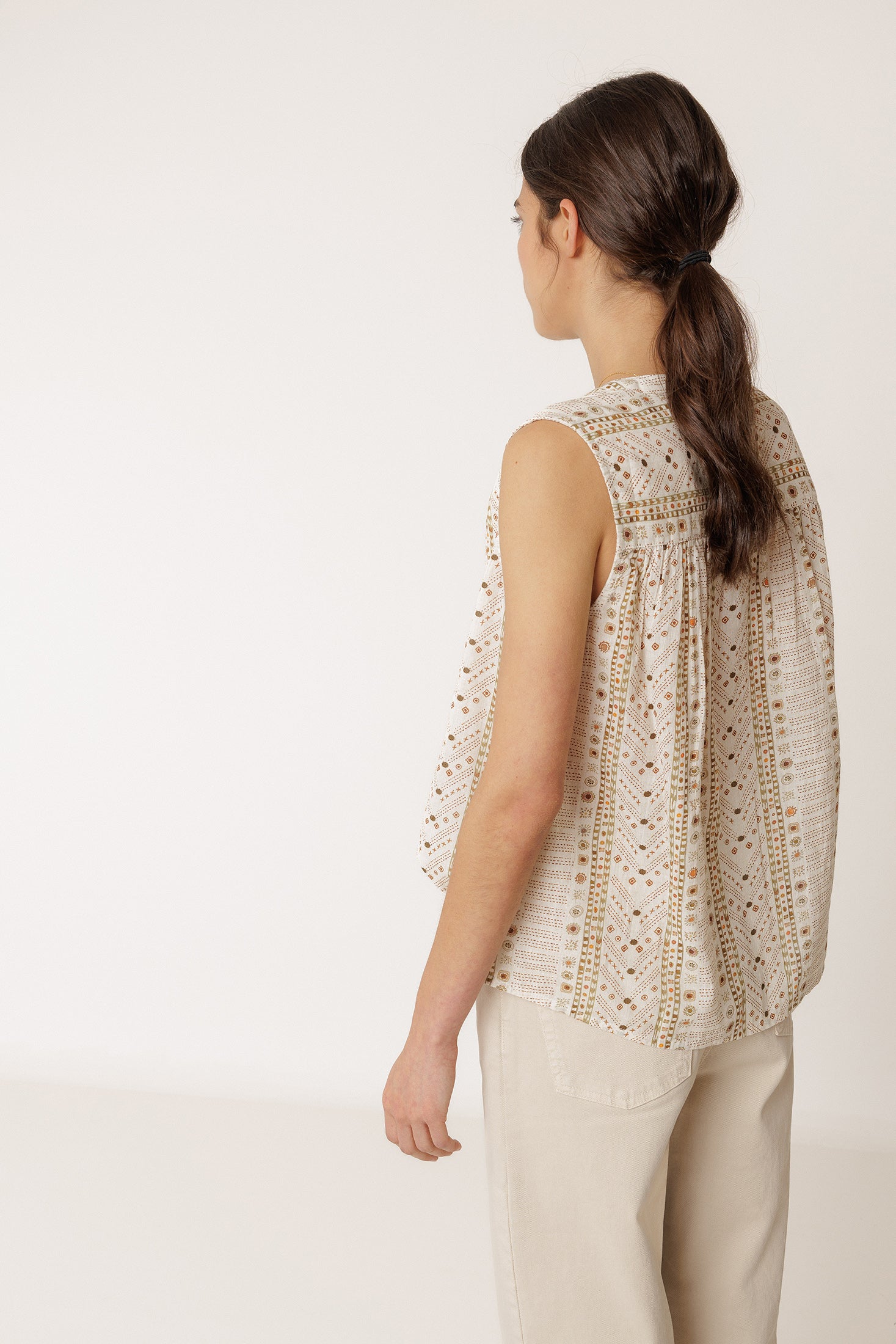 Chemise Oversize En Coton - Écru