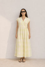 Robe Portefeuille Vichy - Wasabi