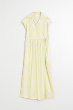 Robe Portefeuille Vichy - Wasabi