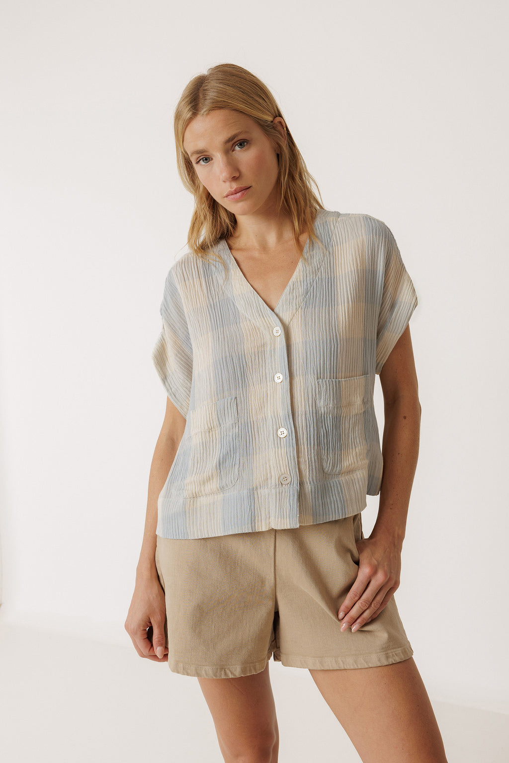 Chemise À Carreaux Vichy - Jasmin