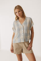 Chemise À Carreaux Vichy - Jasmin