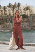 Pantalon Ballon En Satin - Grenade