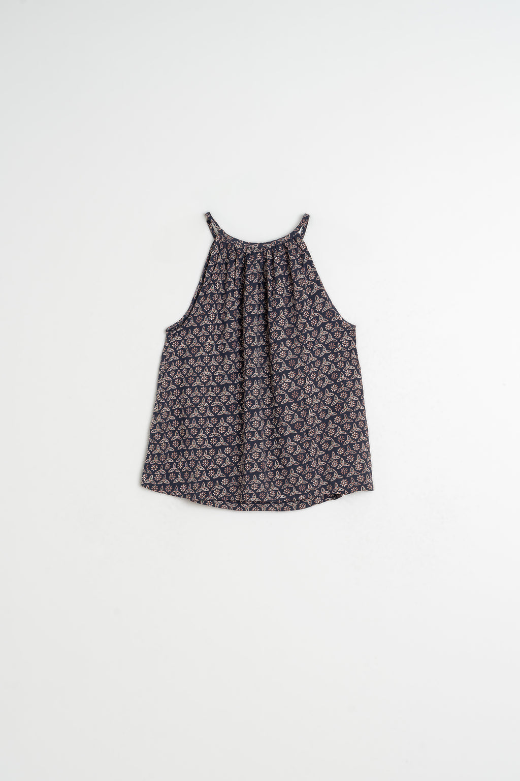 Haut À Bretelles En Viscose - Bleu Marine