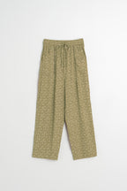 Pantalon Fluide À Imprimé Au Bloc - Kaki